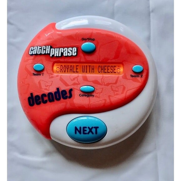 Hasbro Gaming Electronic Catch Phrase Decades Handheld Game - Picture 10 of 10